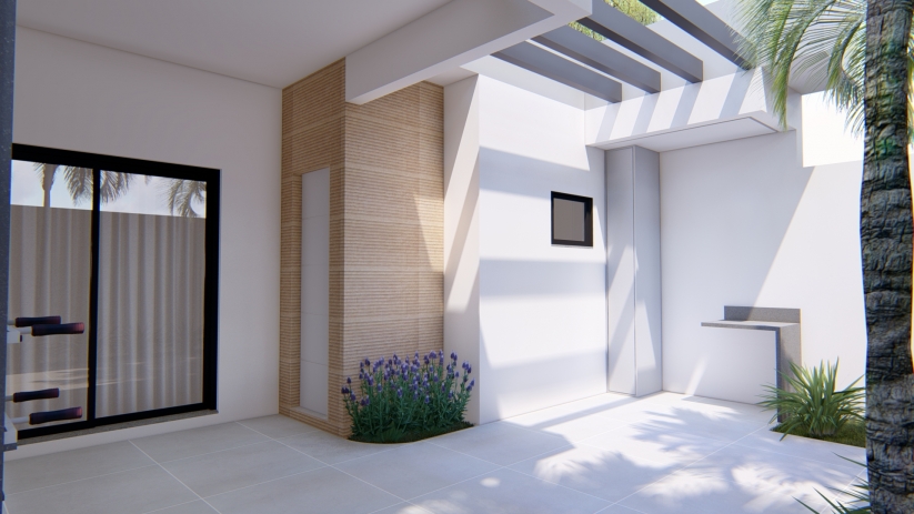 Plantas de casas pequena com área gourmet