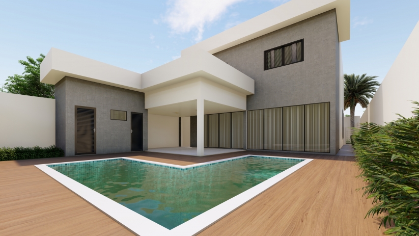 Sobrado com Área Gourmet e Piscina