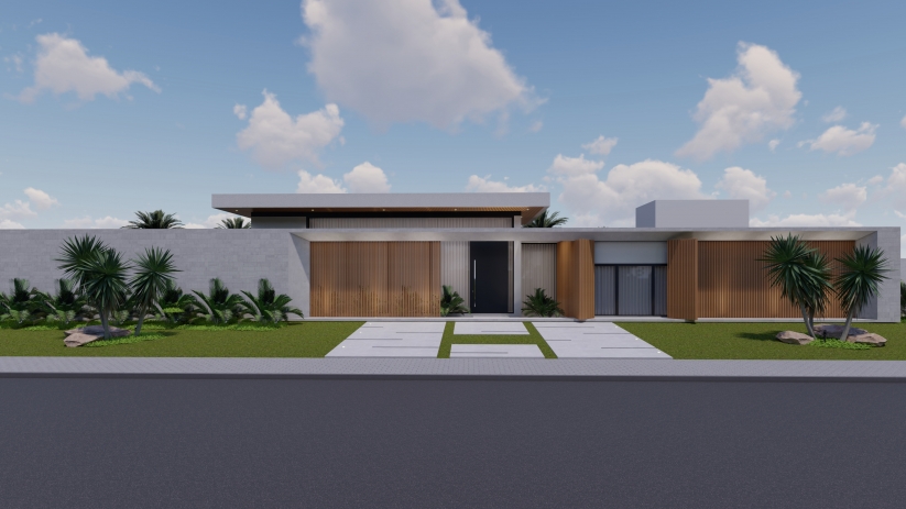 Projetos de casas alto padrão com 5 dormitórios com closet
