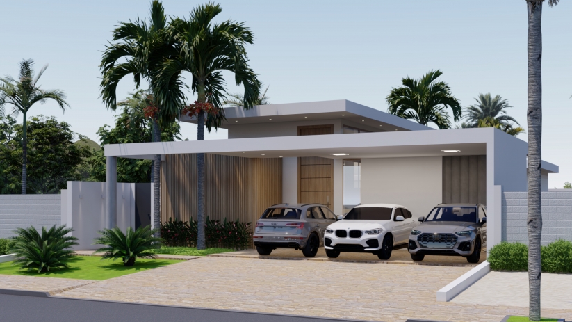 Projetos de casa na praia