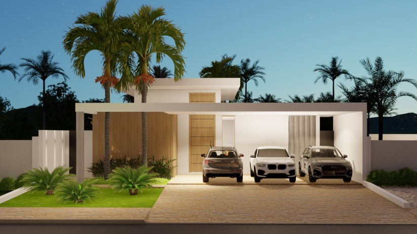Projetos de casas com madeira