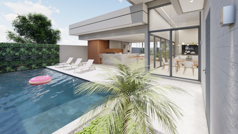 plantas de casas com cozinha americana