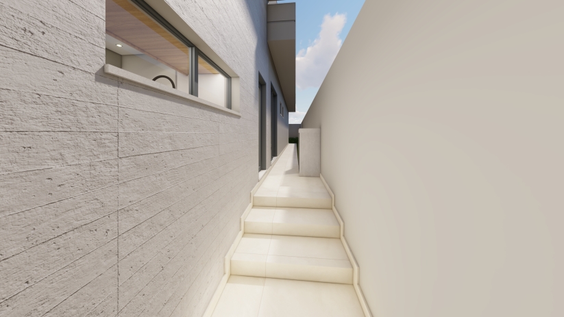 Fachada de casa contemporânea