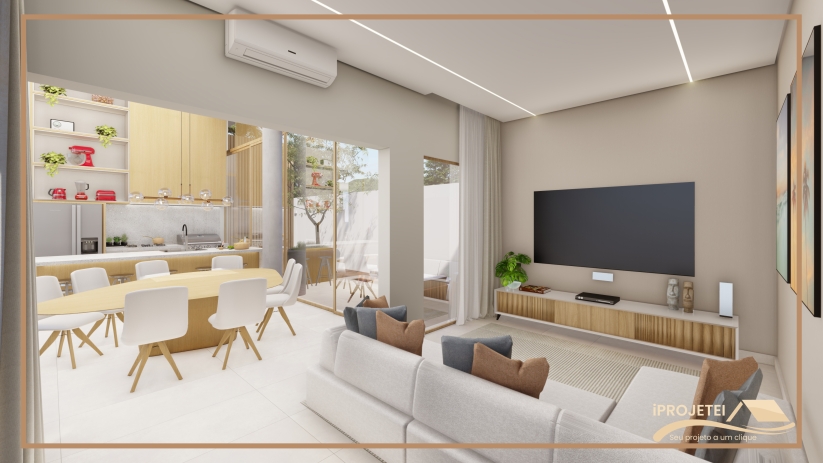 Plantas de casas com sala grande