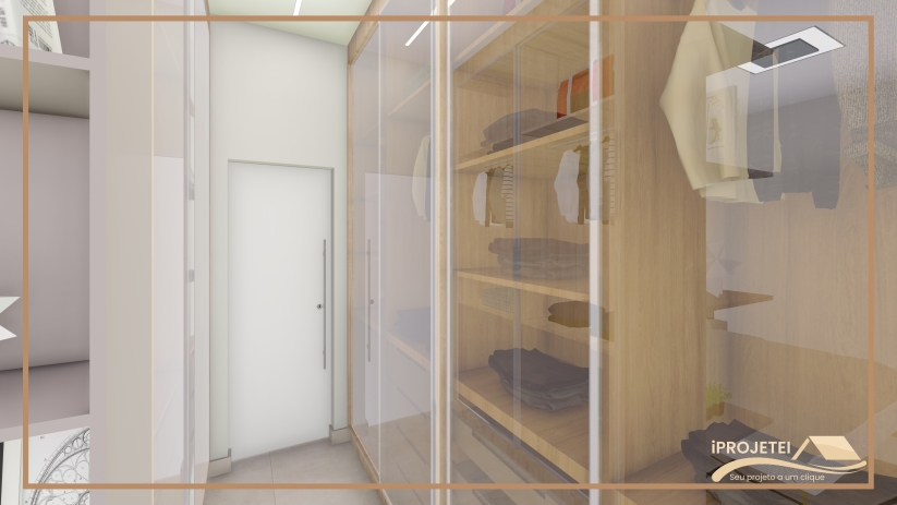 Projetos de casas com closet