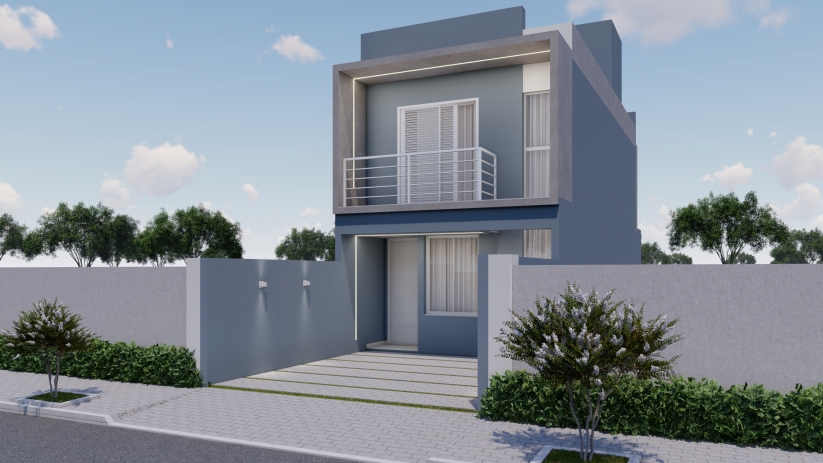 Projetos de casas com fachada moderna