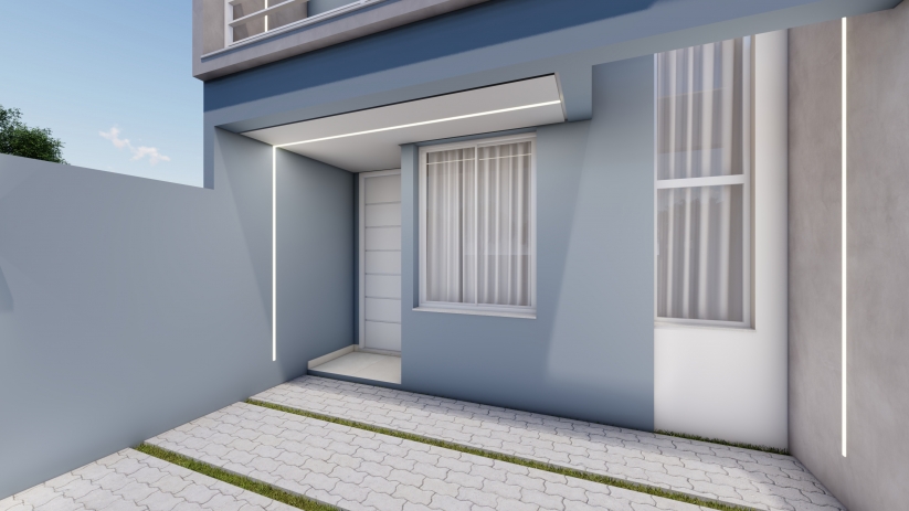 Modelos de casas com ambientes integrados