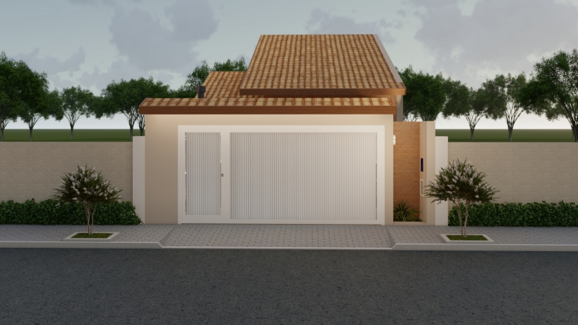 Modelos de casas com telha cerâmica