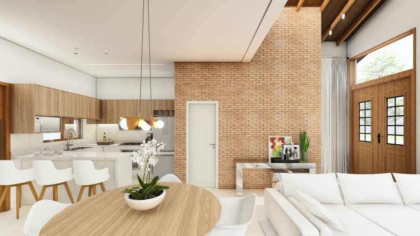 Casas para construir com pé direito alto