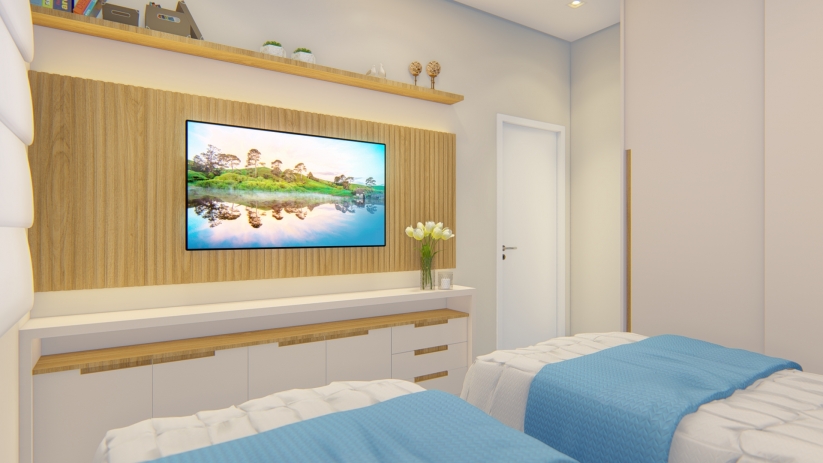 Projetos de casas com 2 quartos