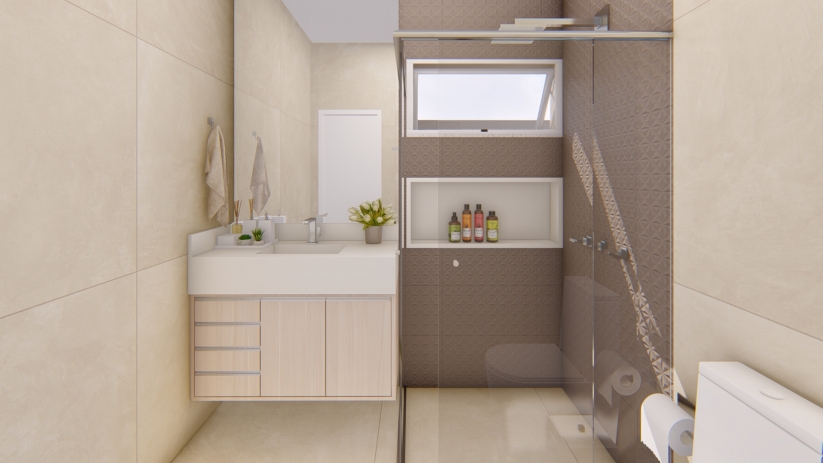 Projetos de casas com banho master