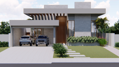 Projeto de Casa Térrea com 290m²