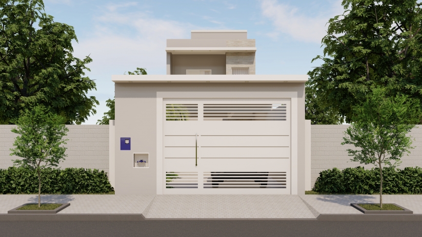 Plantas de casas com 2 quartos