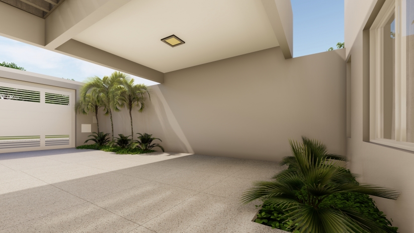 Plantas de casas com pergolado