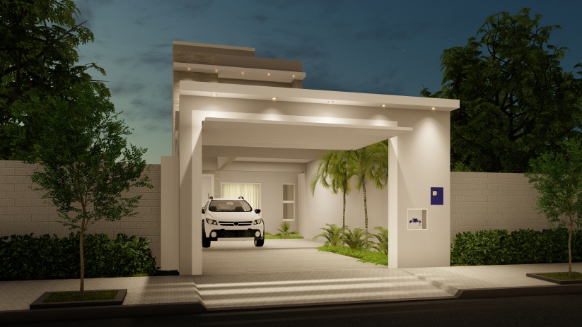 Plantas de casas com sacada