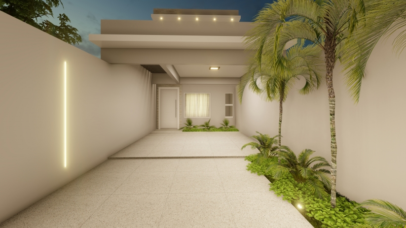 Plantas de casas com cozinha integrada