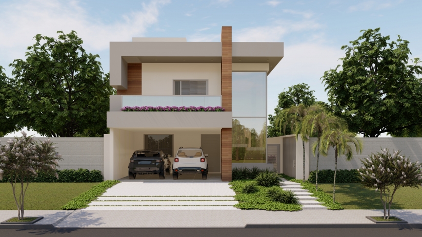 Plantas de casas moderna