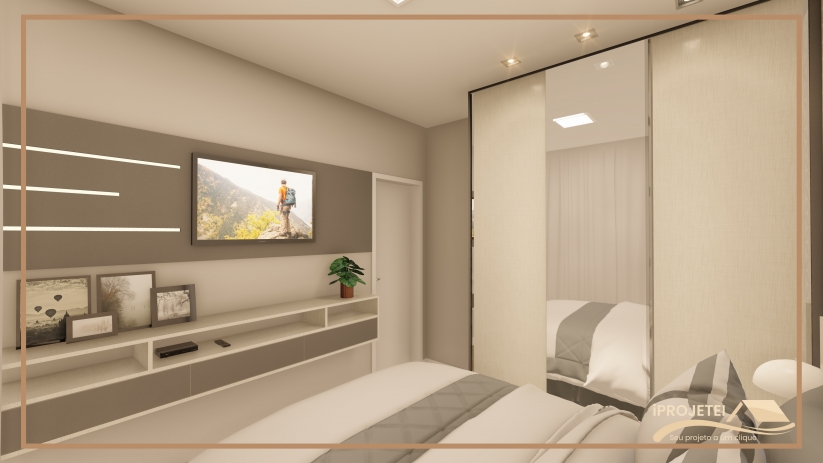 Plantas de casas com ambientes decorados