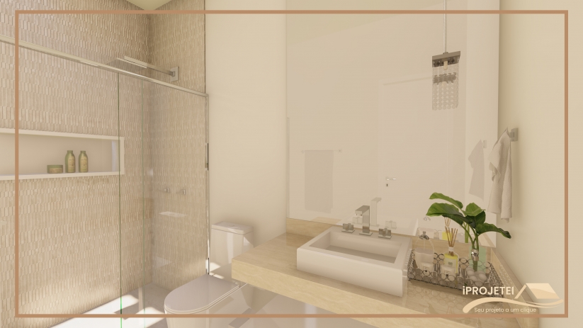 Plantas de casas com banho do casal