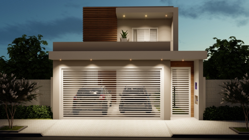 Plantas de casas com sacada