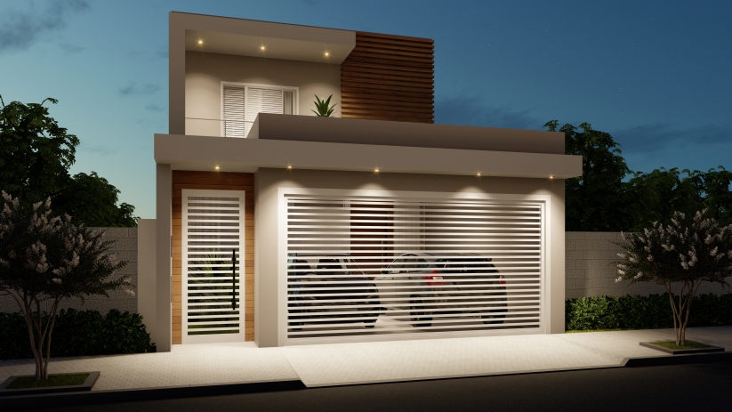 Plantas de casas moderna