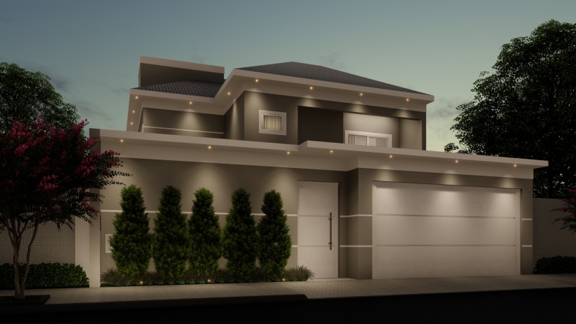 Planta de Sobrado com Closet